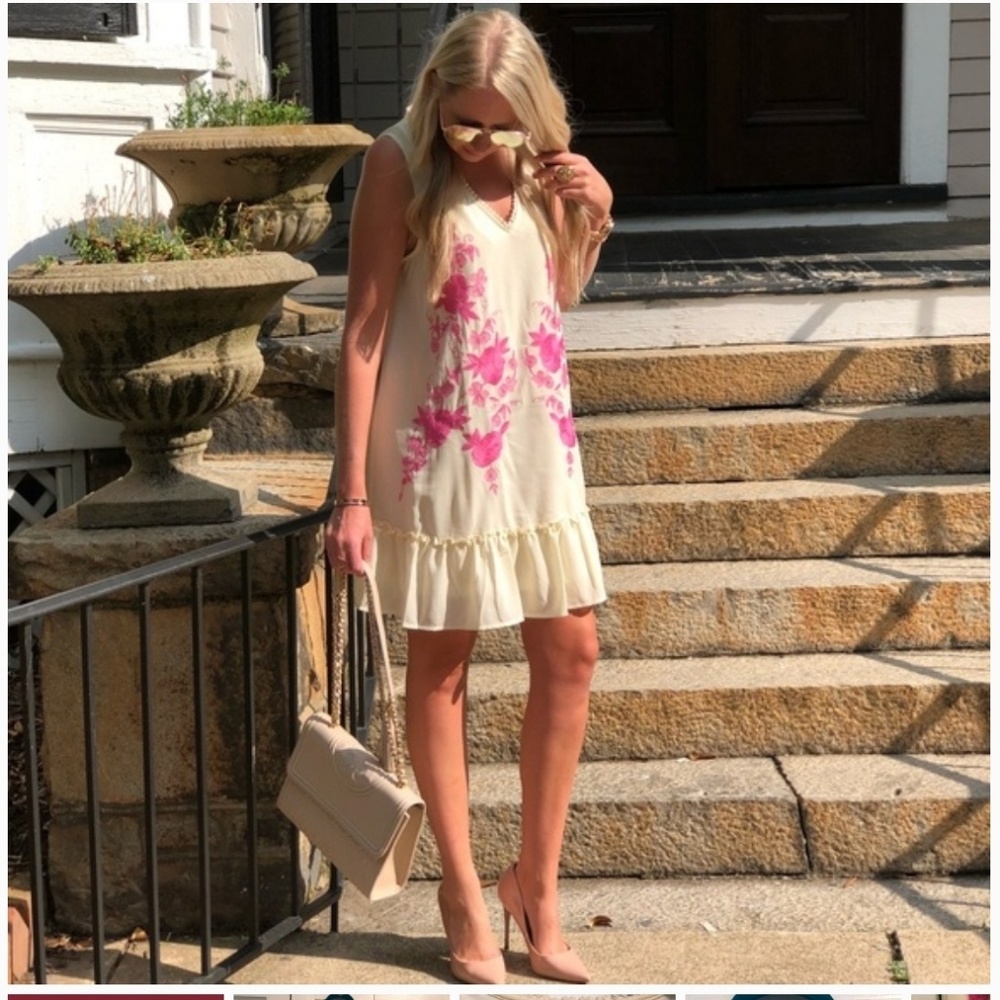 Entro Embroidered Dress New without tags